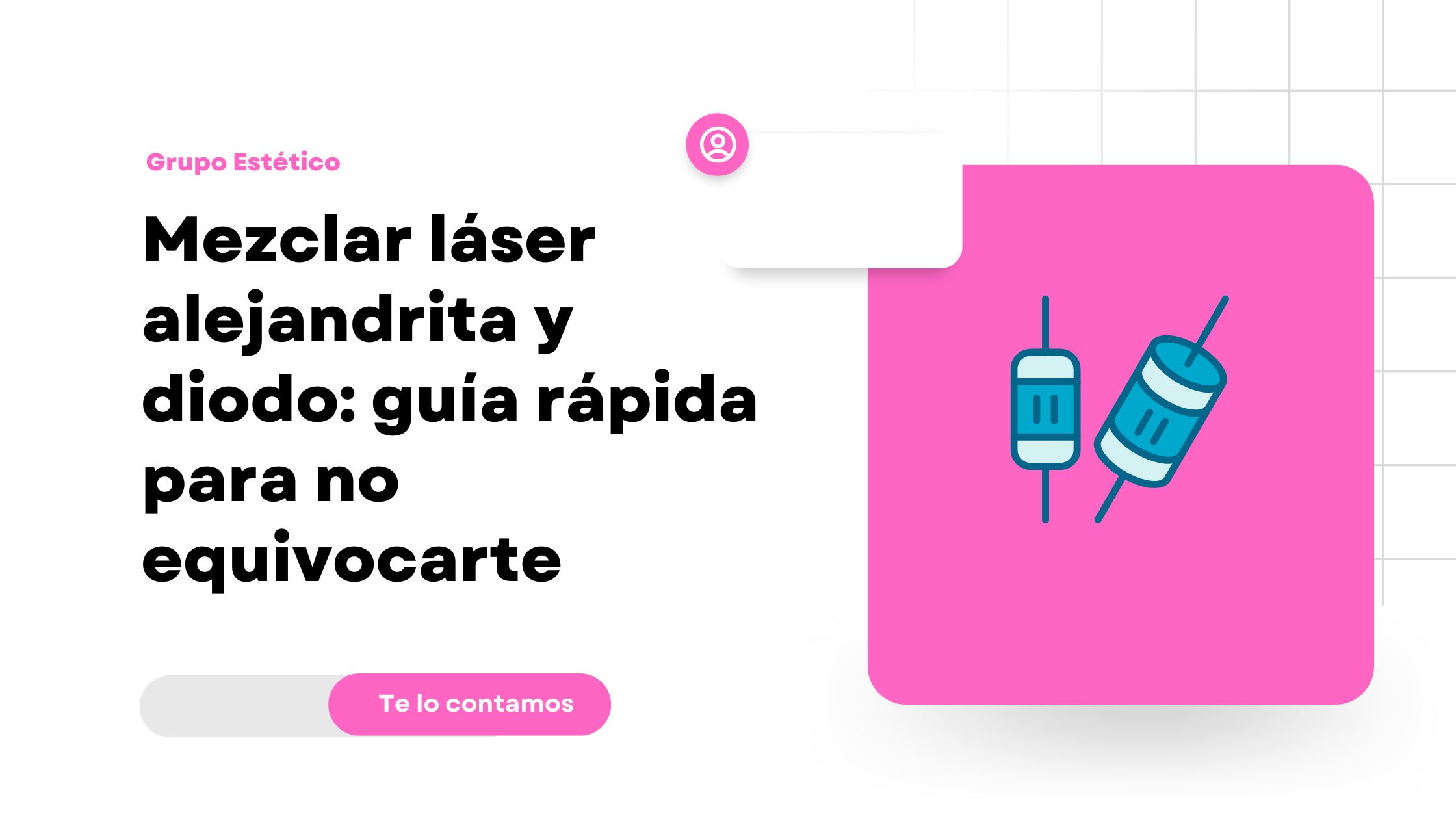 Mezclar láser alejandrita y diodo